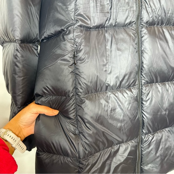 Eddie Bauer Womens Luna Peak Down Parka Jacket in black size XL EB550 Duck Down - Picture 5 of 13